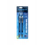 Wholesale Schneider Rave Retractable Ballpoint Pen XB (Extra Bold, Twin Pack, Black)